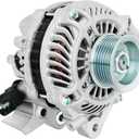 BDELI Alternator 11176N New fit for 1.8L L4 2006-2011 Honda Civic, 7-Groove Pulley, 80A 12V, EX LX Coupe Sedan: 11176, 31100RNAA01, 31100RNAA01RM, 31100RNAA012M2, AHGA67, High Output