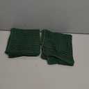 Waffle Hand Towels Set of 2 (Hunter-Green) – Cotton, Quick Dry, Lint Free, 13” x 29”, Bathroom Decor & Kitchen Towels