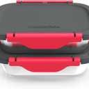 Inner Dish Set of 2 Reusable Stainless Steel Containers with Lid to Meal Prep Food | Freezer and Oven Safe | Compatible Go Lunch Box (buy separately, not included)