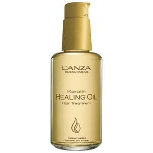L'ANZA Keratin Healing Oil Hair Treatment, Hair Oil Revives & Nourishes Dry Damaged Hair & Scalp, Sulfate Free with Phyto IV Complex, Cruelty Free Volumizing Hair Care with UV Protection (1.7 Fl Oz (Pack of 1))