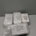 MCMCNCUIU Crystal Vases Set of 4, Clear Glass Vases, Crystal Vase for Centerpieces, Modern Flower Vase for Living Room, Bedroom, Kitchen, Dining Table, Shelf, Wedding, 6 Inches