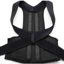 Adjustable Back Posture Belt for Office Home Gym Unisex Posture Correction Straighten Back Full Back Support Size M
