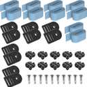 ANTOBLE Tube and Solar Cover Fastening Kit, FGHDWFASPK Pool Solar Cover Straps Clips Reel Attachment Kit for Feherguard Inground and Aboveground Pool Roller