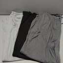3 Pack Women's Ribbed Knit Lounge Pants Comfy Wide Leg Slacks with Pockets Loose Yoga Sweatpants Casual Joggers XXL