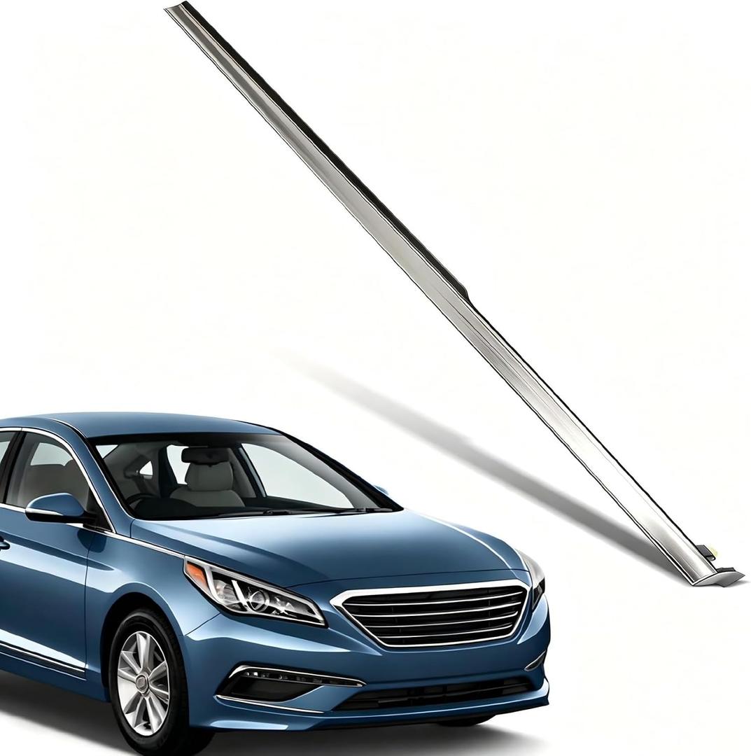 WFLNHB Front Right Passenger Side Chrome Molding Trim Replacement for Hyundai Sonata 2015-2017