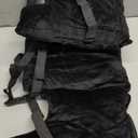 Oak Leaf Post Mastectomy Pillow for Recovery Gift for Mastectomy Patients with 4 Pockets to Support Breast Surgery Healing for Sleeping, Recovery, Seatbelt Protection (Pure Black(Upgraded))