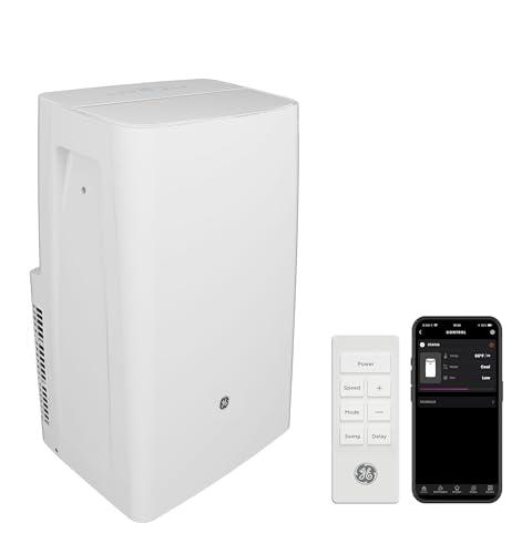 GE 7,000 BTU Smart Portable Air Conditioner, 300 Sq Ft, 3-in-1 AC Unit
Auto Evaporation No Drain, WiFi App & Voice Control, Window Kit Included, No-cut Install, AC, Dehumidifier & Fan