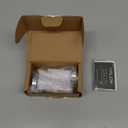 Ivilon Ceiling or Wall Mount Curtain Rod Brackets Holders for Curtain Rods of 7/8 and 1 Inch Diameter. Set of 2. Color Chrome