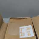 TEMLQPACK 50pcs 9x9x2.5 Inch Brown Bakery Boxes with Window, Pie, Cookies, Chocolate Covered Strawberries, Breakable Heart, Charcuterie Boxes for Christmas