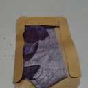 Merino Wool Compression Socks for Women Men, 15-20 mmHg Knee High Socks for Flying, Travel, Running (Large-X Large, Purple)