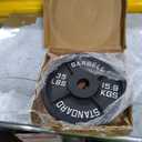 35lbs Weight Plate Pairs and Sets from Barbell Standard | Powder Coated & Extremely Durable | Fits 2" Olympic Barbells 