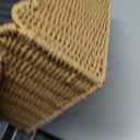 Scalloped Basket, Wicker Storage Baskets, Hand Woven Baskets for Shelves,Natural Baskets for Organizing (M-14" L x 10.5" W x 6" H)