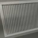 16"x22" Gable Vent Aluminum Alloy Durable Vent for Attic & Garage, Integrated Metal Screen Keeps Out Critters, Anti-Condensation, Opening 14"x20" White Paintable