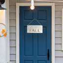 PHAMTE Fall Door Decor, Hello Fall Printed Wood Plaque Sign & Autumn Wall Sign - 12 x 6 Inches (brown)