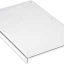 Cutting Board with Lip Edge  Clear Acrylic  Non-Slip  20 x 16  Countertop Protector for Chopping and Cutting Food