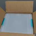 IRIS USA 12 Qt. Plastic Storage Bins Containers with Lids, 4 Pack, Small Sensory Bin, Craft Storage, Craft Organizers & Storage, Organizing Container for Home, Office & Art Supplies, Stackable, Clear