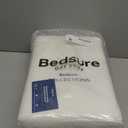 Bedsure Cotton Duvet Cover King - 100% Cotton Waffle Weave Coconut White Duvet Cover King Size, PureWoven Breathable Bedding Set for All Season, 3 Pieces, 104"x90"