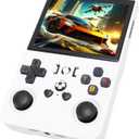 Portable Game Console, Handheld Game Console 4 Inch Screen 18000+ Games with Small Memory Card, RK3326 Chip, 4000MAH Battery for, Versatile Gaming Options, Long Battery Life