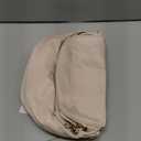 FEIBOON Spacious Nylon Crossbody Bag Bum Bag Handbags Wallets Purses Trendy Shoulder Bag for Women (Beige)