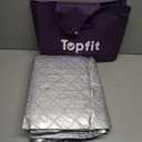 Topfit for Model Y Sunshade Roof Window Insulation UV Rays Protection Sun Shade for Tesla Model Y Heat Blocking Shades 2017-2024 (Model Y(2020-2025) Mesh black)