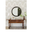 RoomMates RMK12639PL Neutral Cat Coquillette Leaflets Peel and Stick Wallpaper