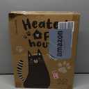 Deluxe Heated Cat House for Winter - Weatherproof, Insulated, Easy Assembly, Cat Heating Pad, Dual Escape Doors, Outdoor & Indoor Cat House - Blue Tiles Pethouse