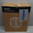 Nekteck Foot Massager with Heat, Shiatsu Heated Electric Kneading Foot Massager Machine for Neuropathy, Plantar Fasciitis, Feet Massage for Pain Relief, Circulation, Christmas Gifts for Man Woman Her (Black)