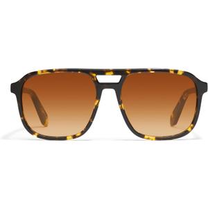 QUAY On the Fly Polarized Unisex Aviator Sunglasses, UV Protection, Oversized Fashion Accessories for On The Go Lifestyle