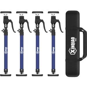 XINQIAO Cabinet Jacks for Installing Cabinets, Heavy Duty Third Hand Tools Adjustable Support Pole from 23.6 in to 45.3 in, 4 PCS