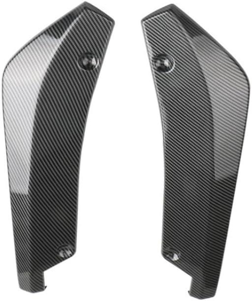 2Pcs Spoiler Lip for Rear Bumper Protection,Universal Anti-Scratch Rear Bumper Lip Splitter Diffuser Spoiler Kit (Carbon Fiber Pattern)