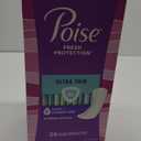 Poise Ultra Thin Incontinence Pads, 6 Drop Ultimate Absorbency, Long Length, 26 Count
