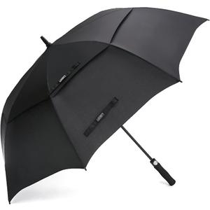 G4Free 68 inch Inch Automatic Open Golf Umbrella Oversize Extra Large Double Canopy Vented Windproof Waterproof Stick Umbrellas