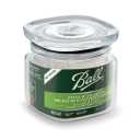 Ball Wide Mouth Mason Jar 4.0 Cup (1 Pack) With M.E.M Wooden Storage Lid for Storage, Grains, Herbs, Pasta, Coffee, Cookies