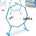 Drone Obstacle Course, Includes 3 Pack Easy to Build Obstacle Hoop, FPV Racing Drone Loop Gate, Suitable Competition RC FPV Racing of Drones or Model Aircraft Games for Age 6-12 Kids or Adults