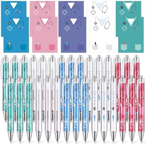 Geyoga 30 Pcs CNA Week Gifts 2025 Funny Nurse Notepads with Pens Medical Assistant Appreciation Gifts