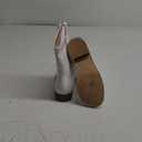 Girls Cowgirl Boots Unisex-Child Mid Calf Glitter Toddler Cowboy Boot Little Big Kids Western Riding Shoes (Pure White)