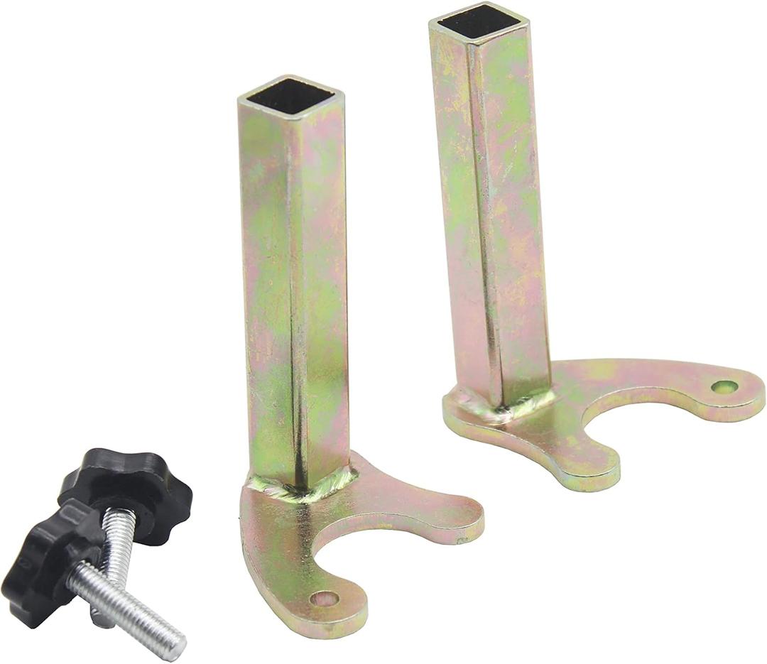 YHMOTO Sports Bike Motorcycle Stand Front/Rear Wheel Lift Stands Frame Accessories Swingarm Spool Lift Stand Paddock Stands Attachment (U-Shape FOR Rear Stand)