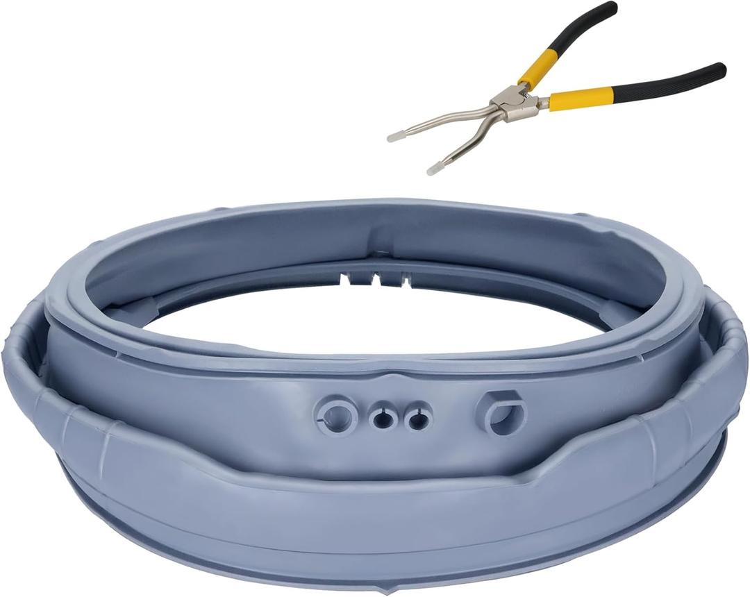 MDS65736915 Washer Door Gasket Compatible With lg Washer Door Seal WM3400CW,WM3500CW,WM3600HWA, WM3600HVA,WM3700HVA,WM3700HWA,WM3700HRA,Washer Door Boot Gasket Replaces 4964148,EAP12748962, PS12748962