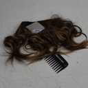 REECHO Invisible Wire Hair Extensions with Thinner Softer Lace Weft (Chocolate Brown with Blonde Highlights, 12 Inch (Pack of 1))