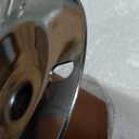 Adjustable Swivel Table with Faux Saddle Leather Cover & Metal Leg, Laptop Stand for Bed, TV Tray for Eating, Modern Couch Table for Living Room (Brown)