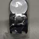 TAILI Shower Head Holder Suction Cup, Adjustable Height & Angle, Wall Mounted, Waterproof, Black, Plastic, Round, Bathroom & Shower Fixture