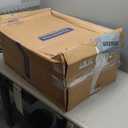 Smug 3 Wheels Pet Stroller, Dog and Cat Strollers, Storage Basket and Cup Holder, Breathable Mesh, Lightweight Travel Carrier, Waterproof and Foldable for Small Pets Outdoor Walk, Black (29.13" x 17.71" x 39.37")