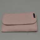 BELALIFE Travel Jewelry Case Organizer, Medium Foldable Storage Roll for Earrings, Necklaces, Rings, Bracelets, Brooches, Pink