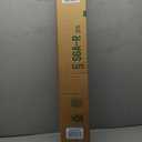 eatelle Shower Door Bottom Seal with Drip Rail for 3/8" (10mm) Thick Glass, 36" Long Sweep - Ultra Clear Polycarbonate