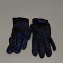 Baseball Batting Gloves for Youth Adult Mens Kids Boys Padded Comfortable Softball Batting Gloves with Super Grip Finger Fit Palms, Size Adult Large (Blue)