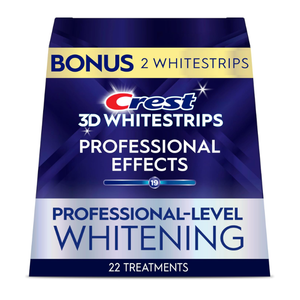 Crest 3D Whitestrips Professional Effects – Teeth Whitening Kit, 22 Treatments (20 + 2 Bonus), Each with 1 Upper/1Lower, 44 Strips – Crest 3DWhite Teeth Whitening Strips