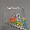 TIHOOD 20PCS Silicone Mini Tongs, 5Inch Hand Shape Food Tongs, Colourful Small Kids Tongs for Serving Food, Ice Cube, fruits, Sugar, Barbecue (10 colors)