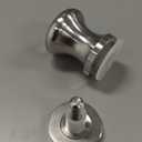 Alise Shower Glass Door Handle,Sliding Shower Doors Knob,Single Side Pull Hardware Replacement Parts,Solid SUS304 Stainless Steel Knobs,Brushed Nickel XLS200DB-LS