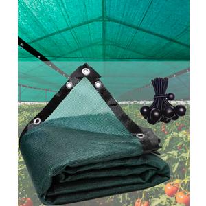 rlsclngst 90% Green Shade Cloth 20ft x 24ft Heavy Duty Outdoor Mesh Tarp with Grommets, Sun Shade Canopy for Patio, Garden, Greenhouse, Chicken Coops, Plants Vegetables