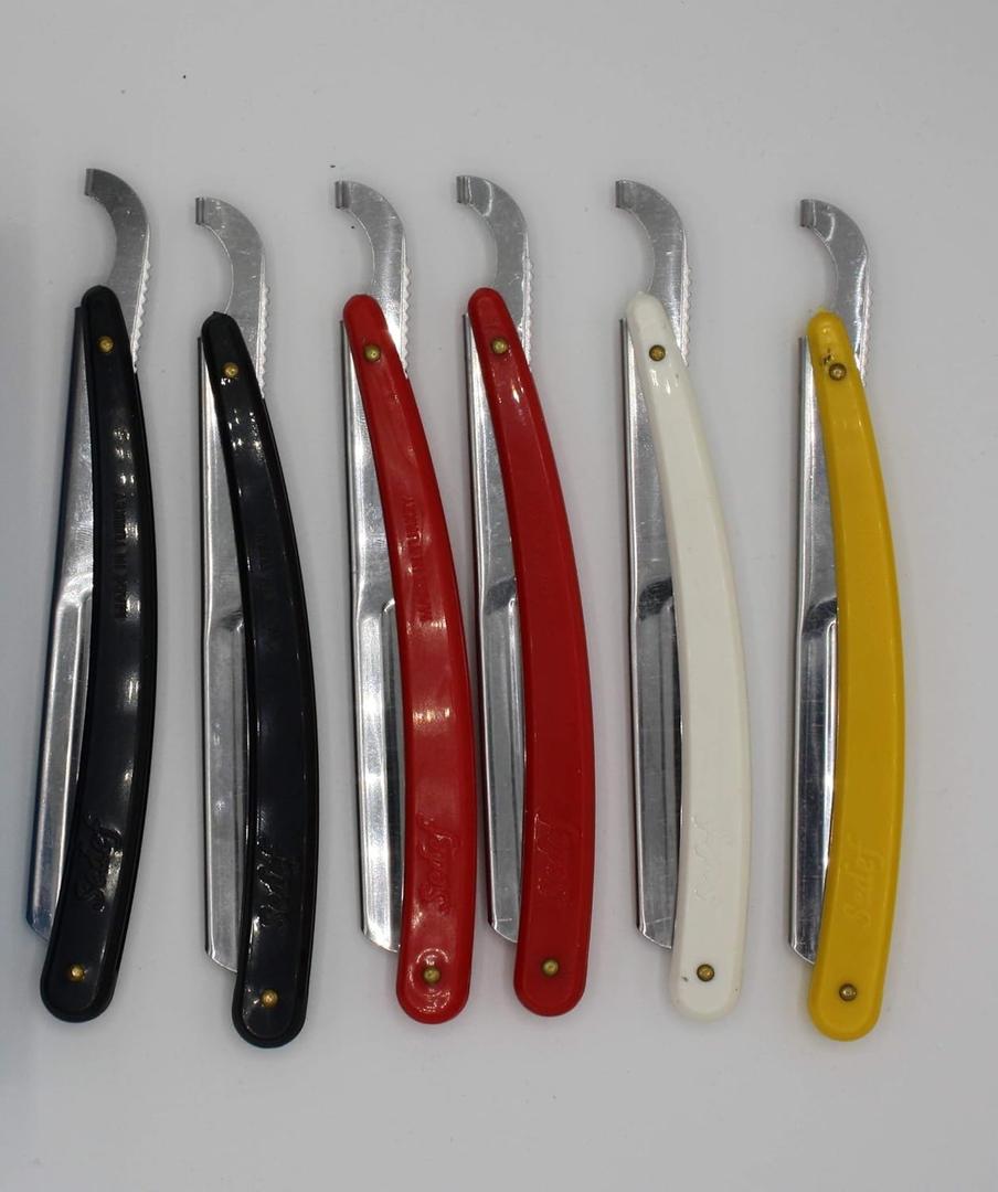 Turkish Cut Throat Razor/Straight Modern Shaving Shavette (6 pcs Perma-Sharp razor blade (Gift)